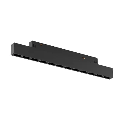 Corp de iluminat liniar cu spoturi XTEN încastrat/aparent, 10 W, 3000K, DALI, negru sablat — TNRS11WW DALI SP SBK